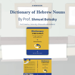 Dictionary of Hebrew Nouns